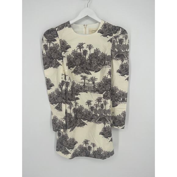 TUCKERNUCK X India Hicks Hibiscus Hill Toile Domino Dress Size XXS - Picture 12 of 14